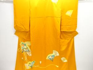 扇面に花古典柄訪問着